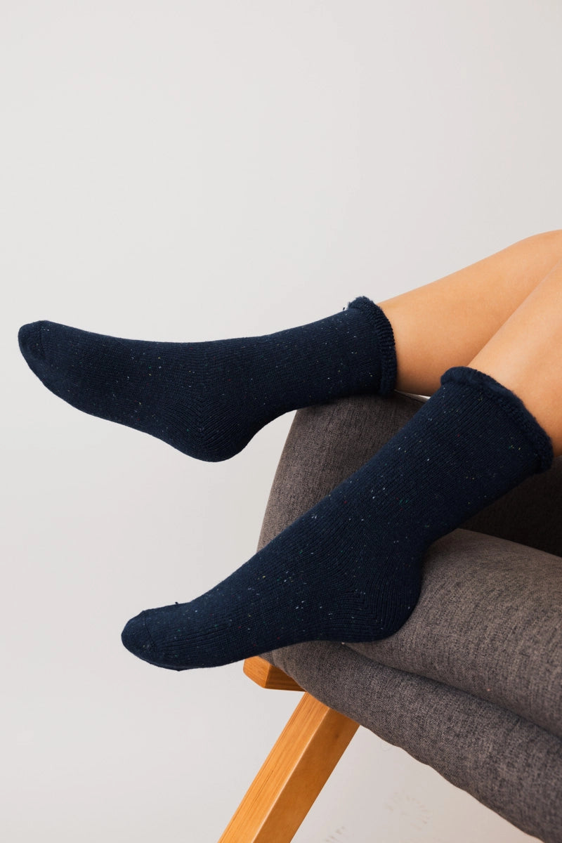 Sleepover Socks- Navy