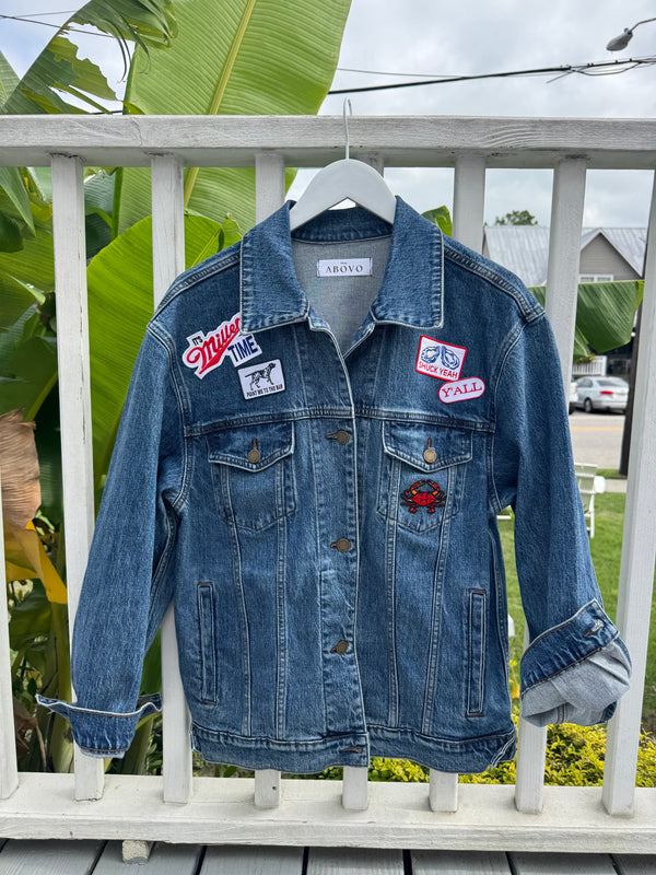 Sips & Shucks Denim Jacket