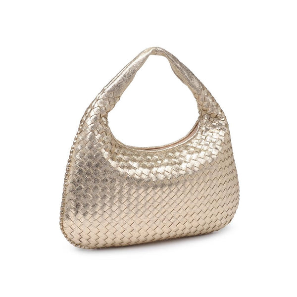 Adela Woven Hobo Gold