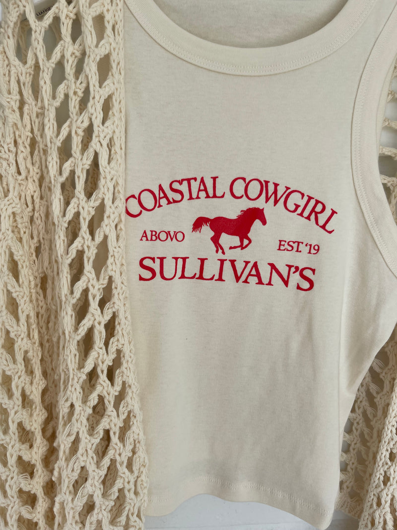 Coastal Cowgirl Sullivans Tank PREORDER- EXP Ship NEXT WEEK