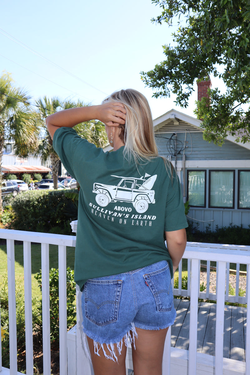 Sullivans Island Bronco T Shirt Dark Green