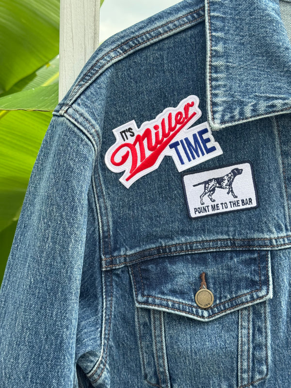 Sips & Shucks Denim Jacket