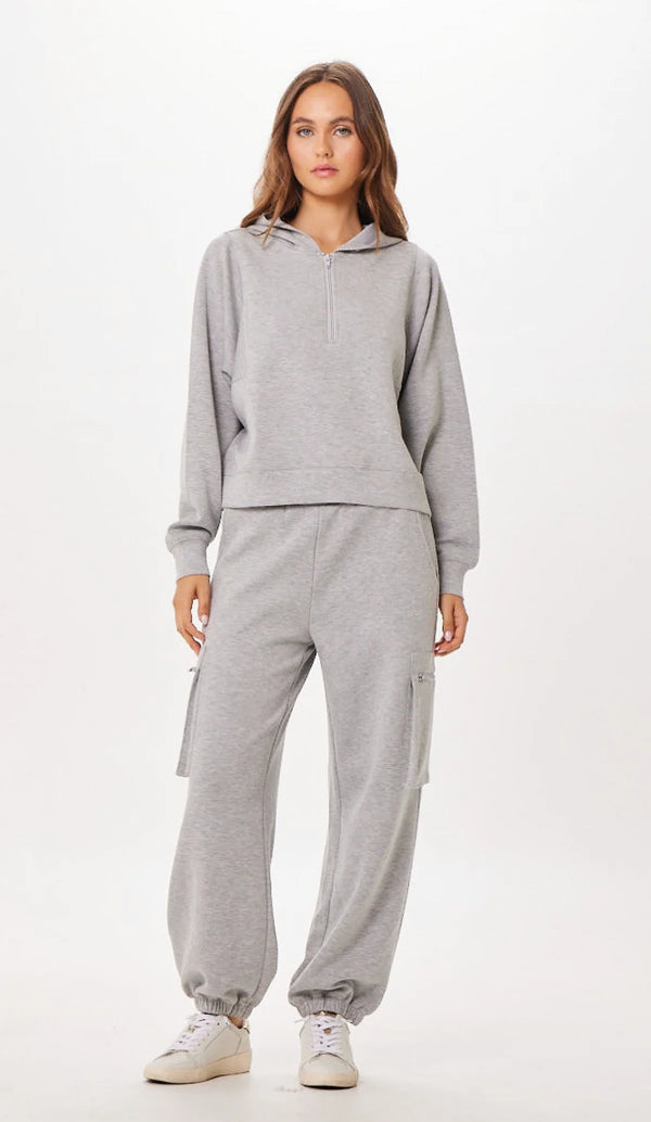 Head in The Clouds Set (Pants-Heather Grey)