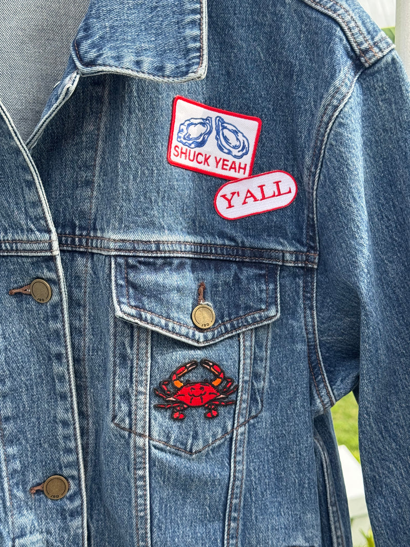 Sips & Shucks Denim Jacket