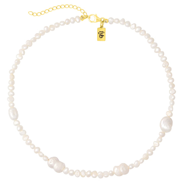 BRIAR PEARL NECKLACE GOLD