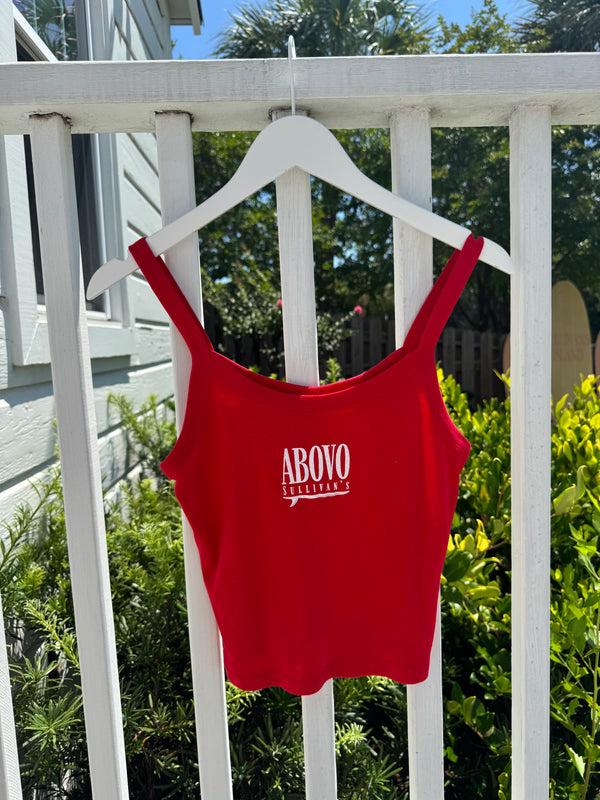 Surfboard Baby Tank- Red