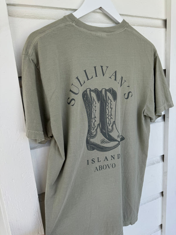 Sullivans Boot T Shirt Taupe