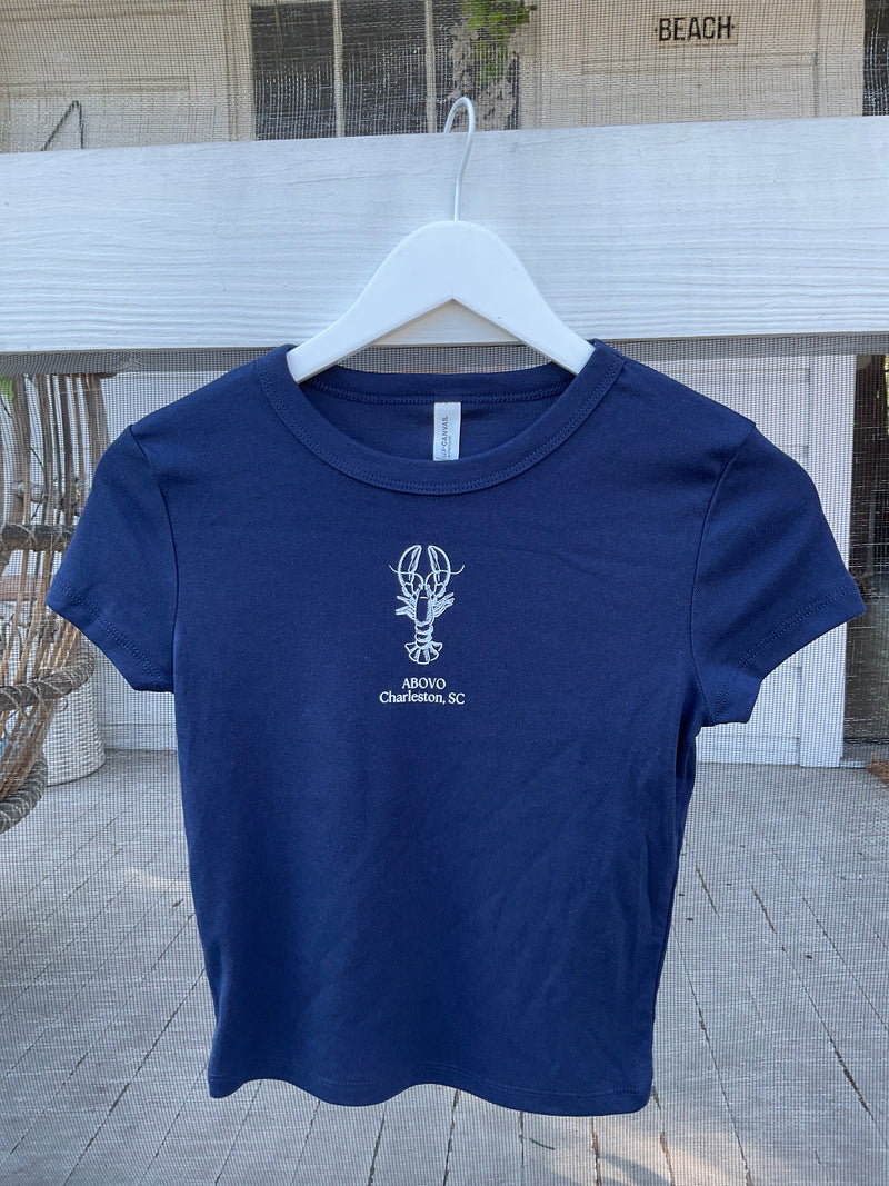 Lobster Baby T Navy