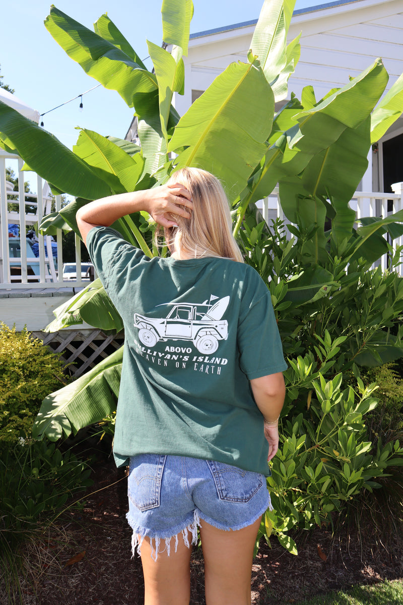 Sullivans Island Bronco T Shirt Dark Green