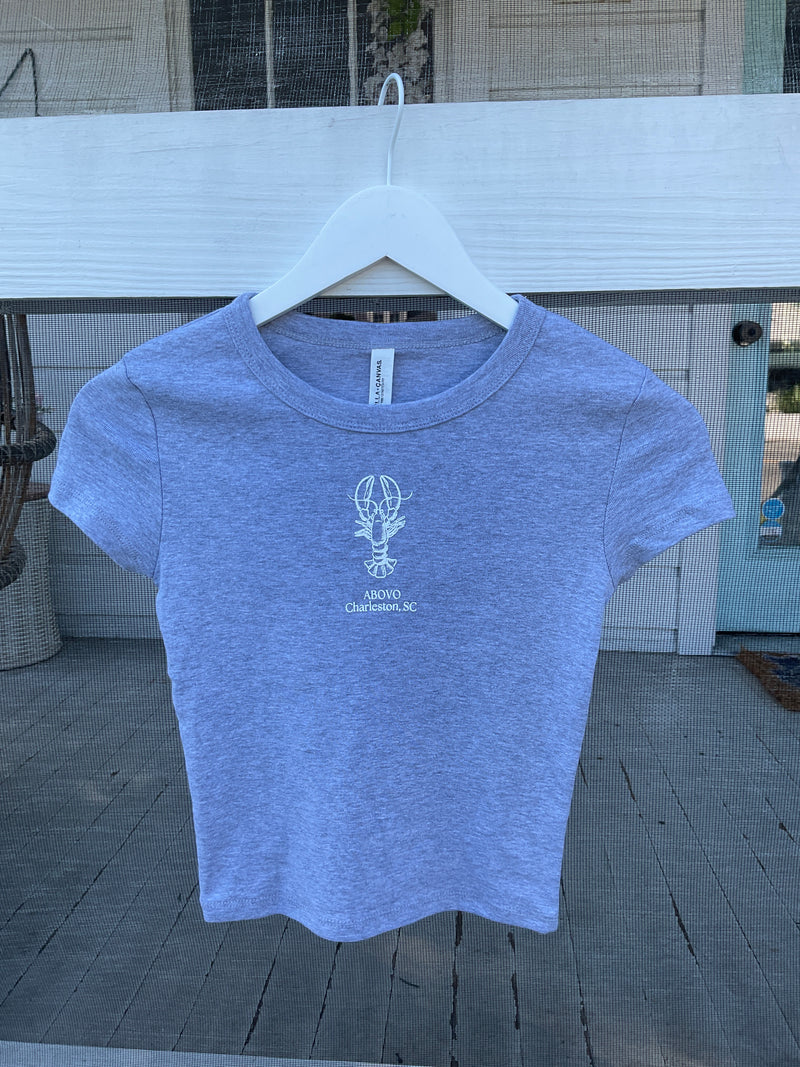 Lobster Baby T Gray