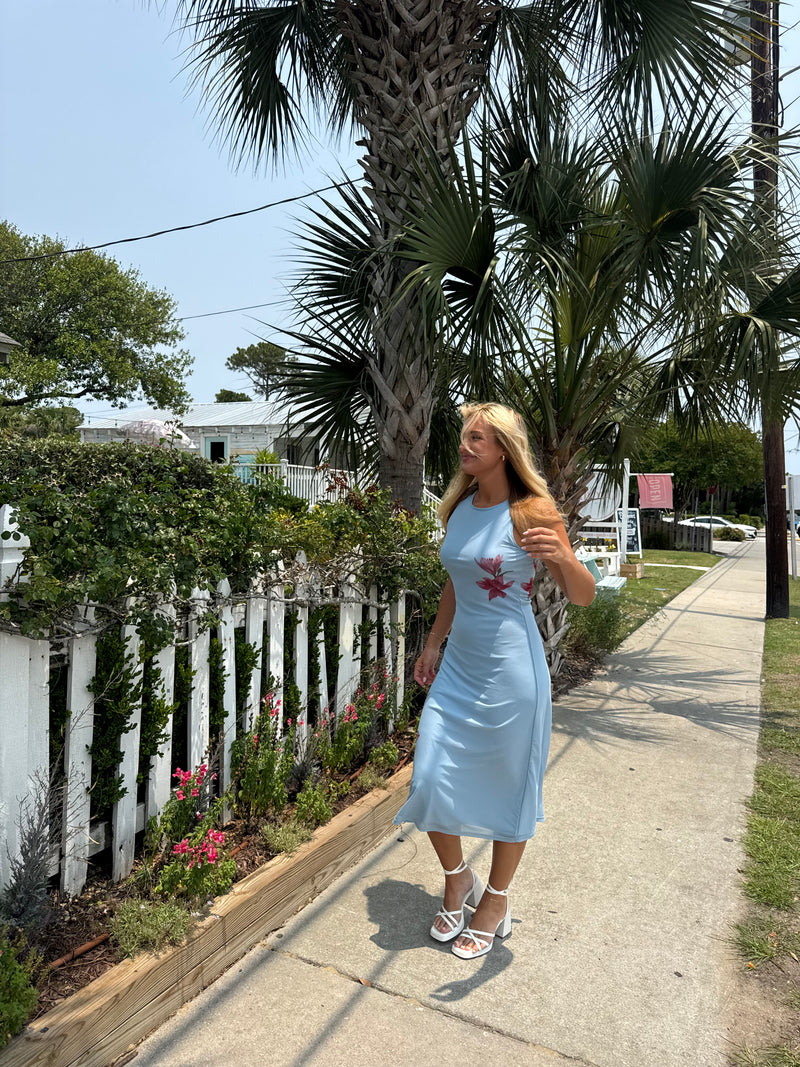 moody blue dress Feeling Moody Maxi Dress Blue