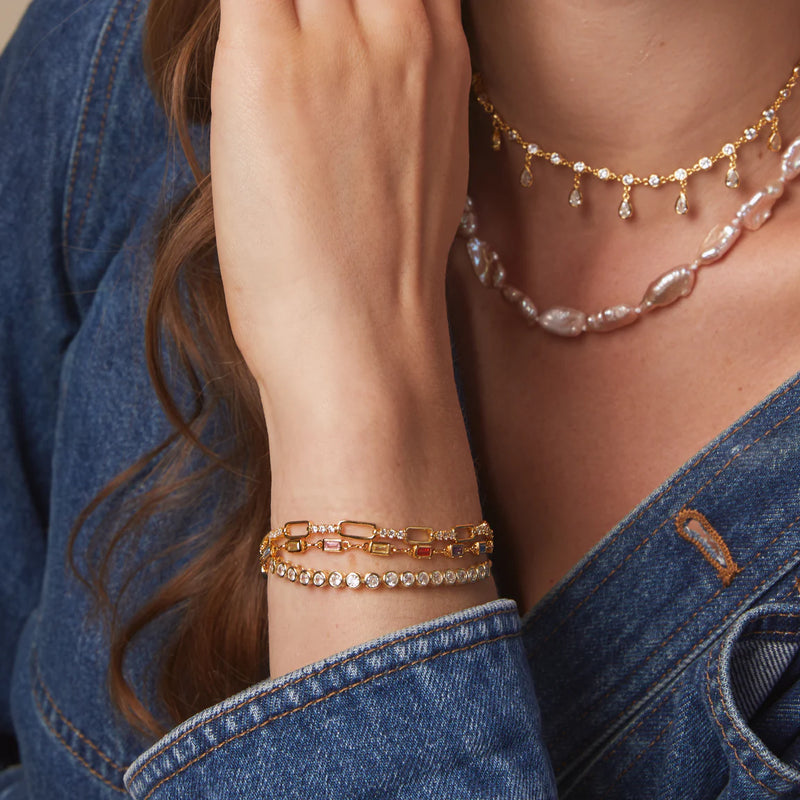 Soleil Chain Bracelet - Gold