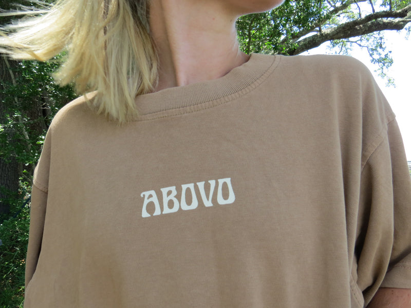 Meet Me at ABOVO T Brown- Beach Style