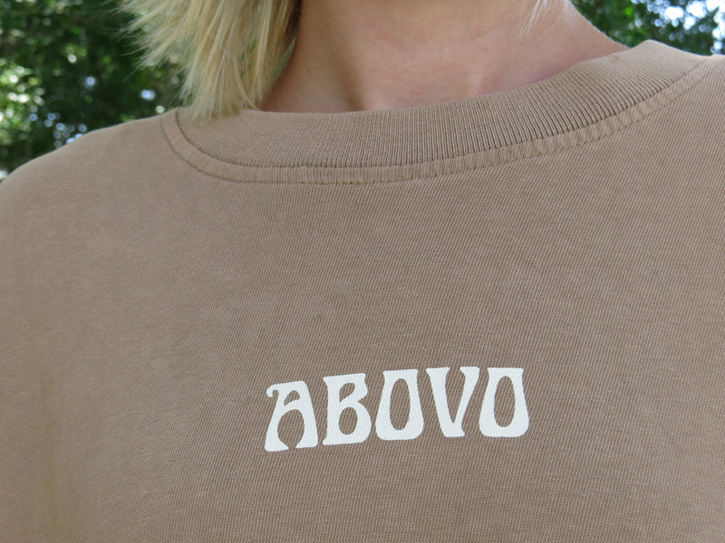 Meet Me at ABOVO T Brown- Beach Style