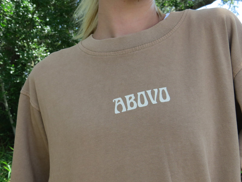 Meet Me at ABOVO T Brown- Beach Style