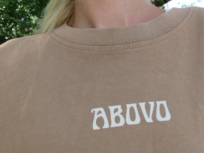 Meet Me at ABOVO T Brown- Beach Style