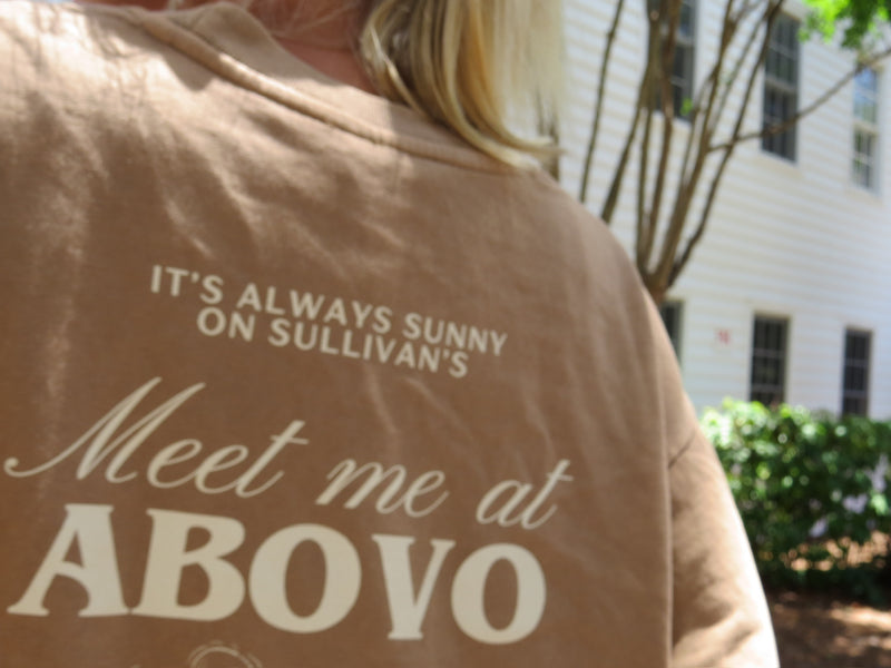 Meet Me at ABOVO T Brown- Beach Style