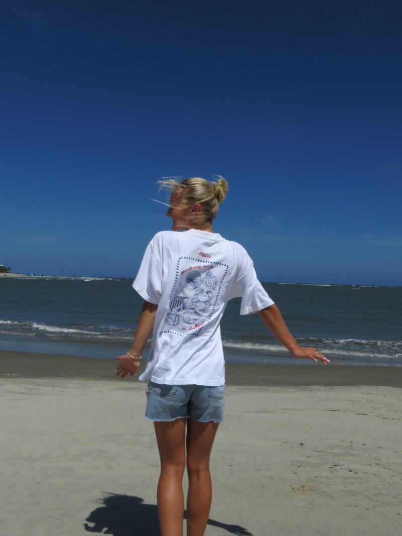 ABOVO Post Card T- Beach Style