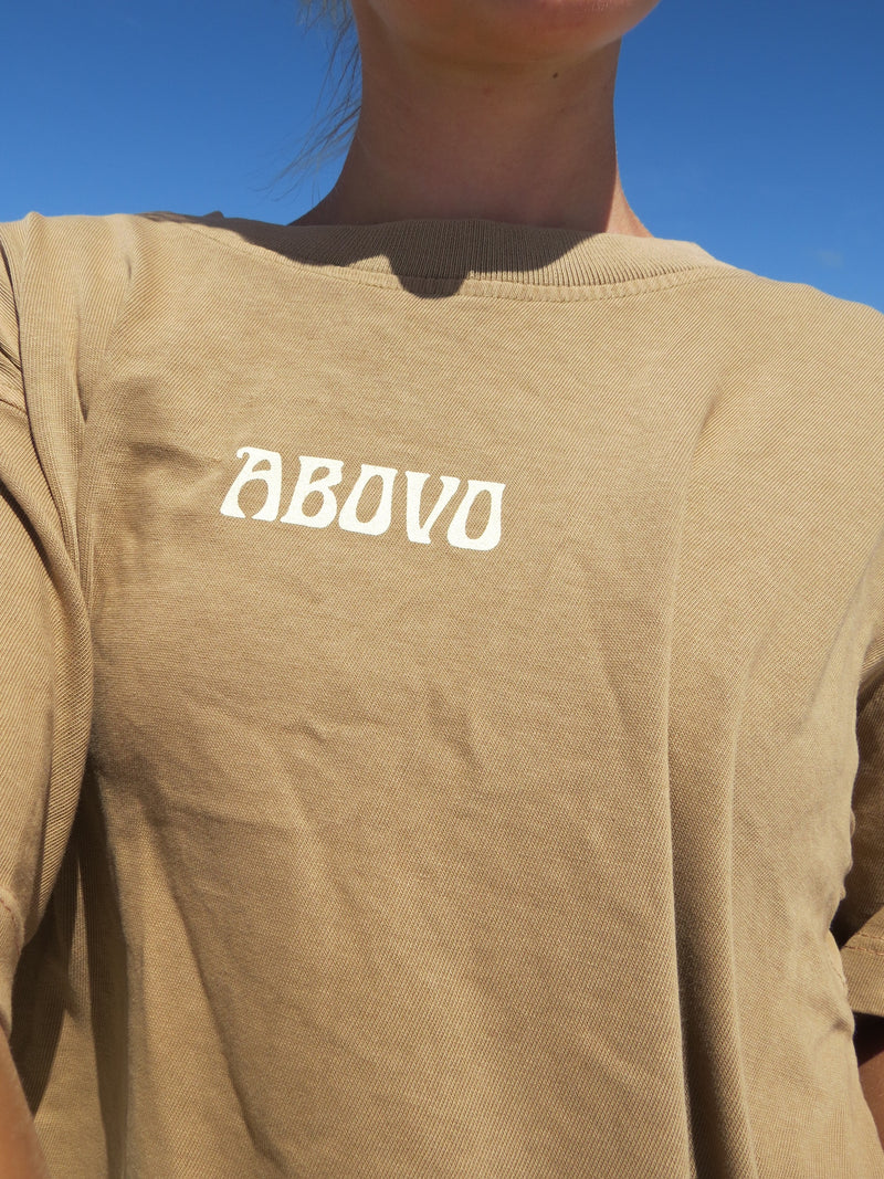 Meet Me at ABOVO T Brown- Beach Style