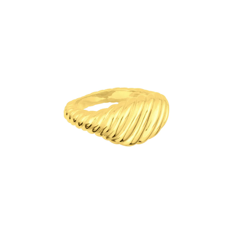 Stella Signet Ring - Gold