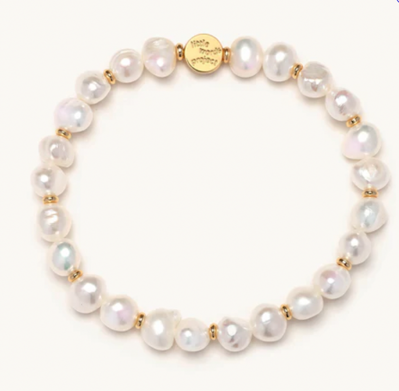 Little Words Fresh Water Pearl Base Bracelet