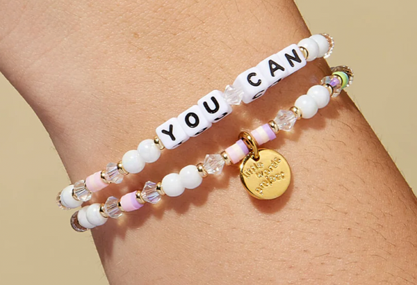 Little Words Project Bracelet - You Can - Pastel Party