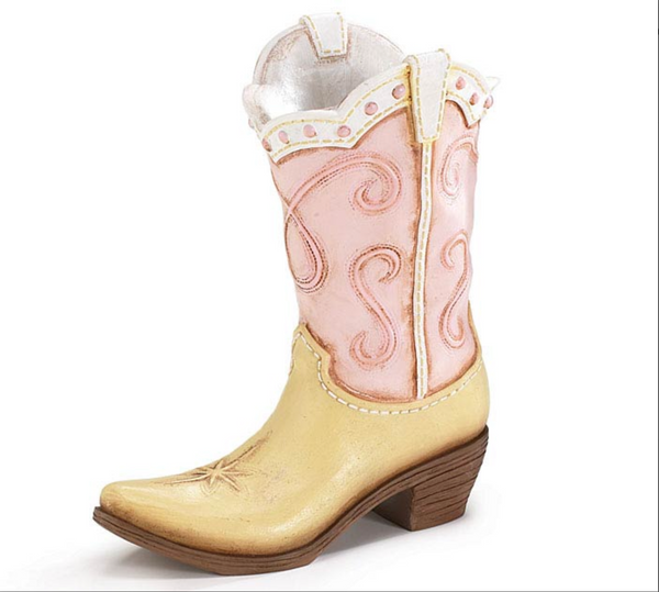 Coastal Cowgirl Boot Vase