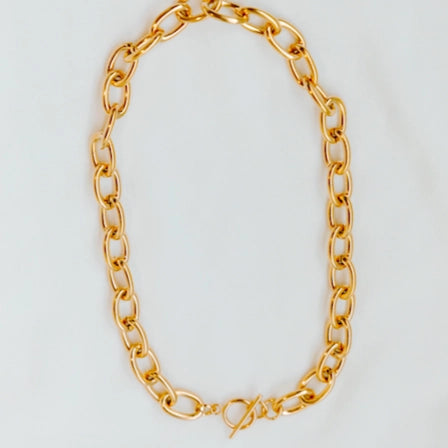 Thick Link Toggle Necklace