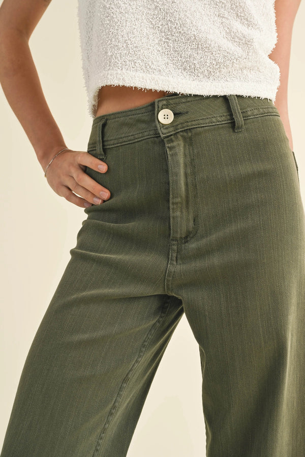 Daily Denim Jeans Green