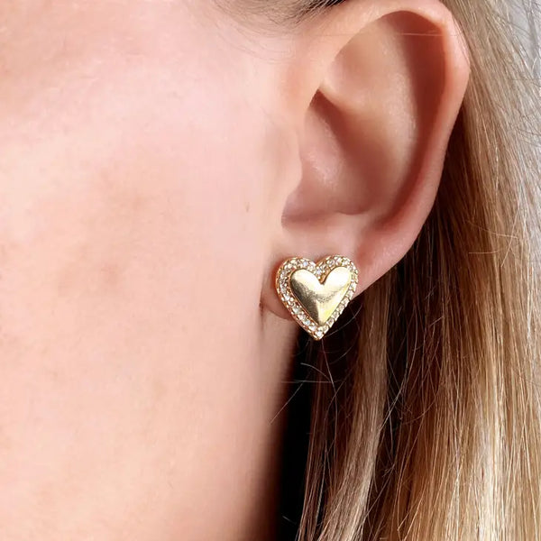 Pillow Heart Stud