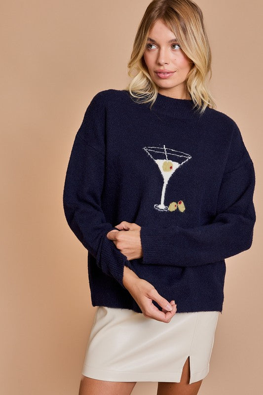 Olive-Another Sweater Navy