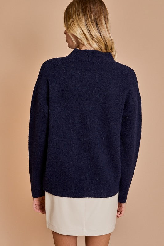 Olive-Another Sweater Navy