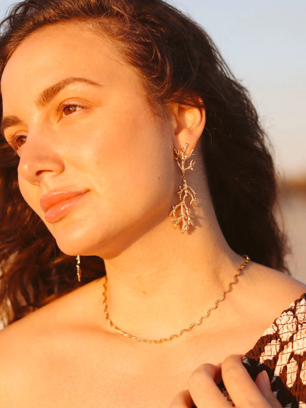 Rincon Coral Earrings