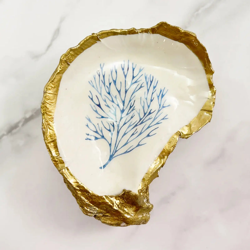 Oyster Jewelry Dish - Coral