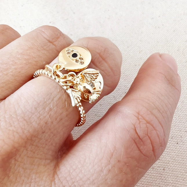 Protection Charm Ring