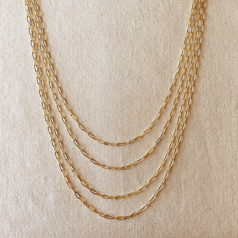 Thick Charm Necklace Chain 16 inches