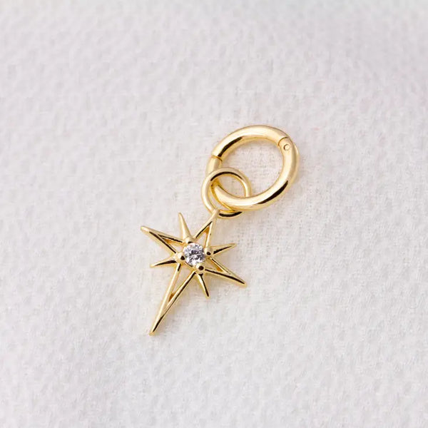 Mini Starburst Earring Charm