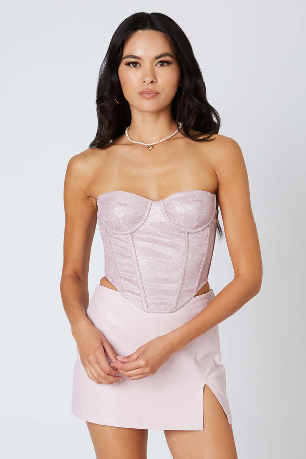 Shimmer Corset Pink