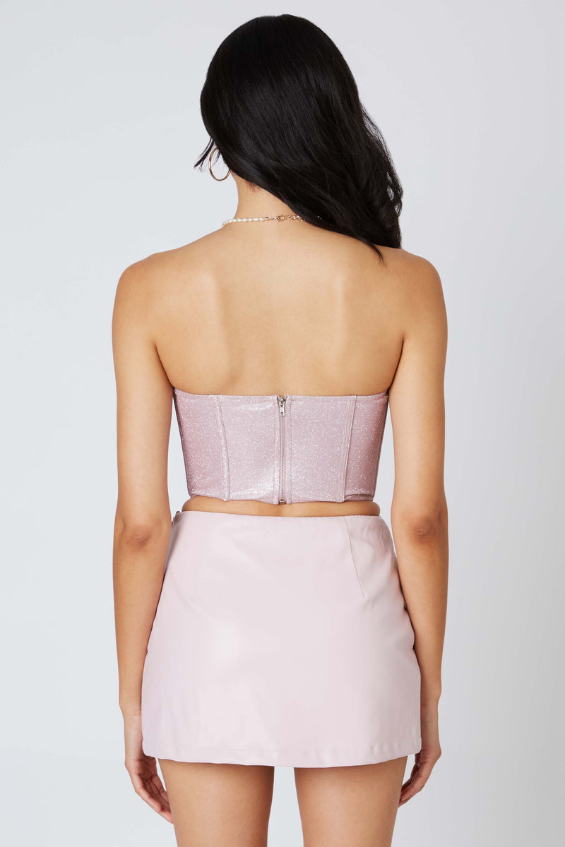 Shimmer Corset Pink