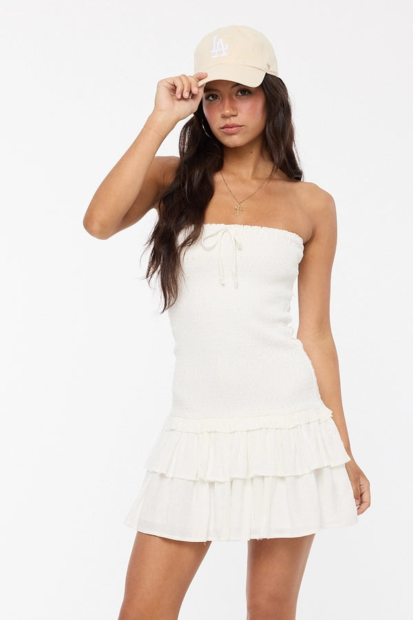 Georgie Dress- White