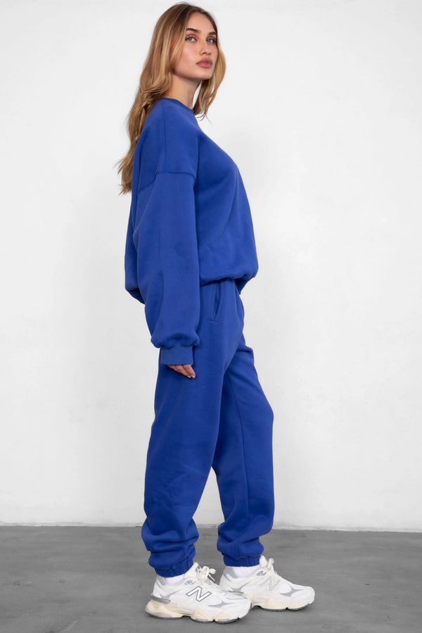 Sleepy But Social Sweatpants - Royal Blue