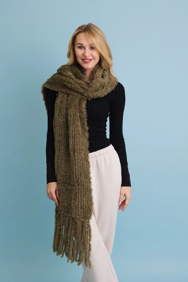 Bundle Me Up Scarf- Olive