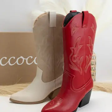 Rowdy Boots Red