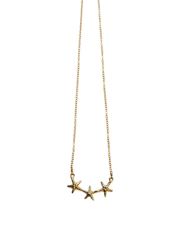 Starfish Trio Necklace
