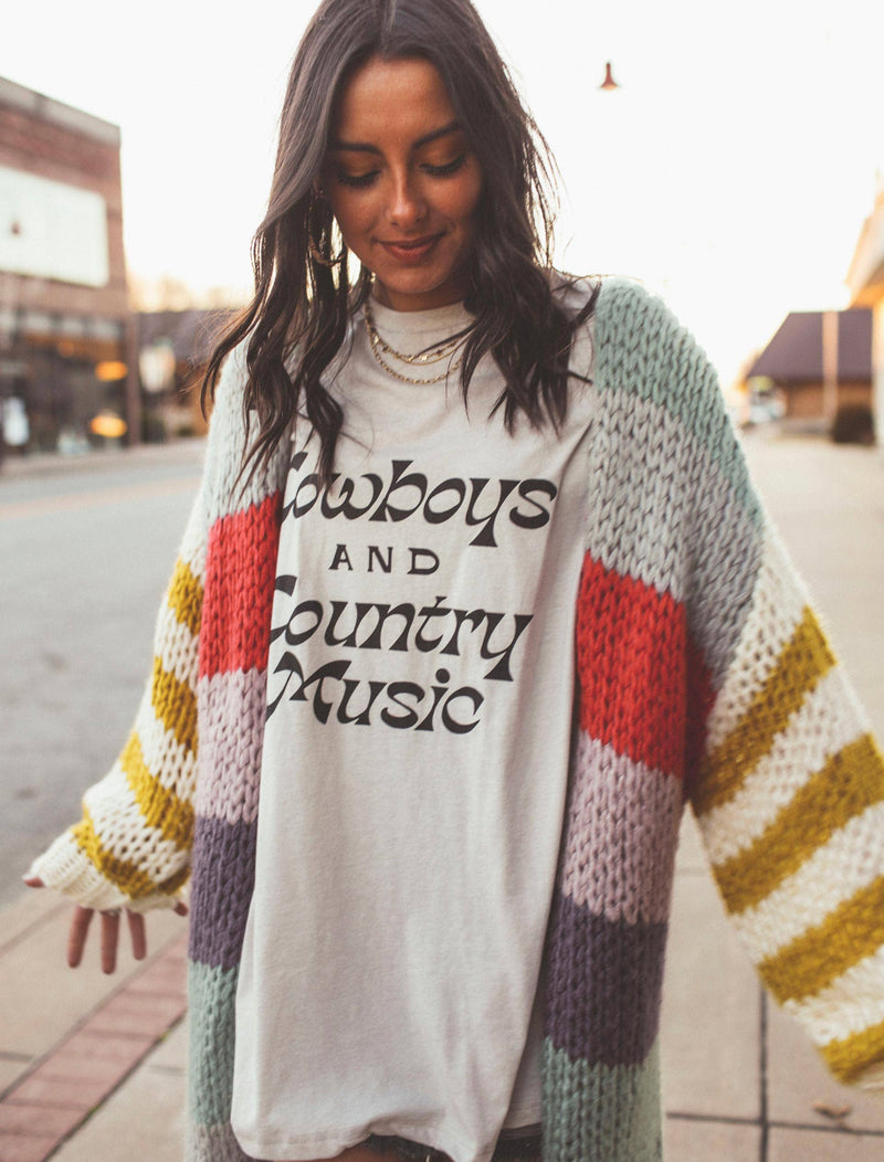 Cowboys + Country Music Graphic Tee