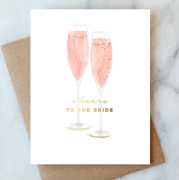Bubbles for the Bride Card