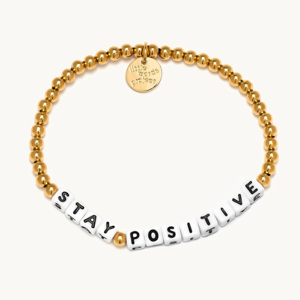 Stay Positive- Waterproof Gold