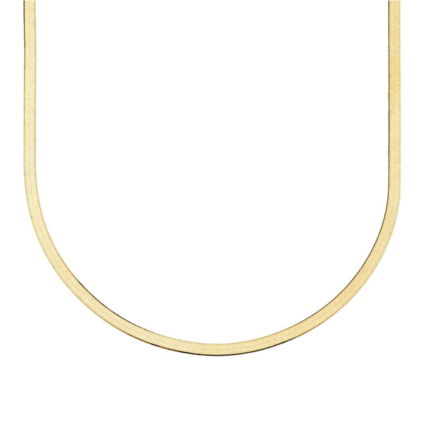 ISABELLA HERRINGBONE NECKLACE GOLD