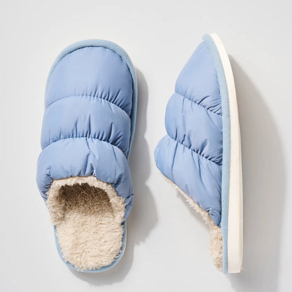 Bundle Up Baby Slippers Blue