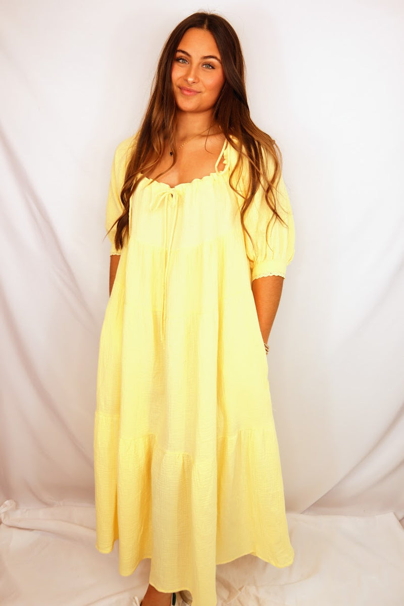 Sweetest Thing Dress Yellow